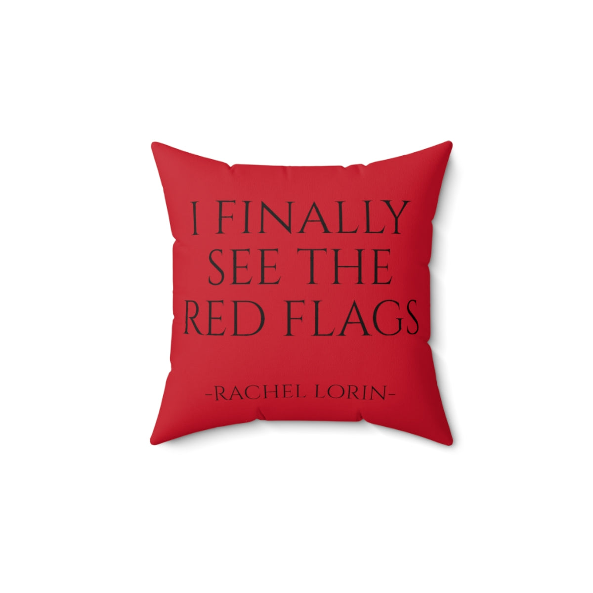 SPECIAL EDITION 'RED FLAGS' PILLOW