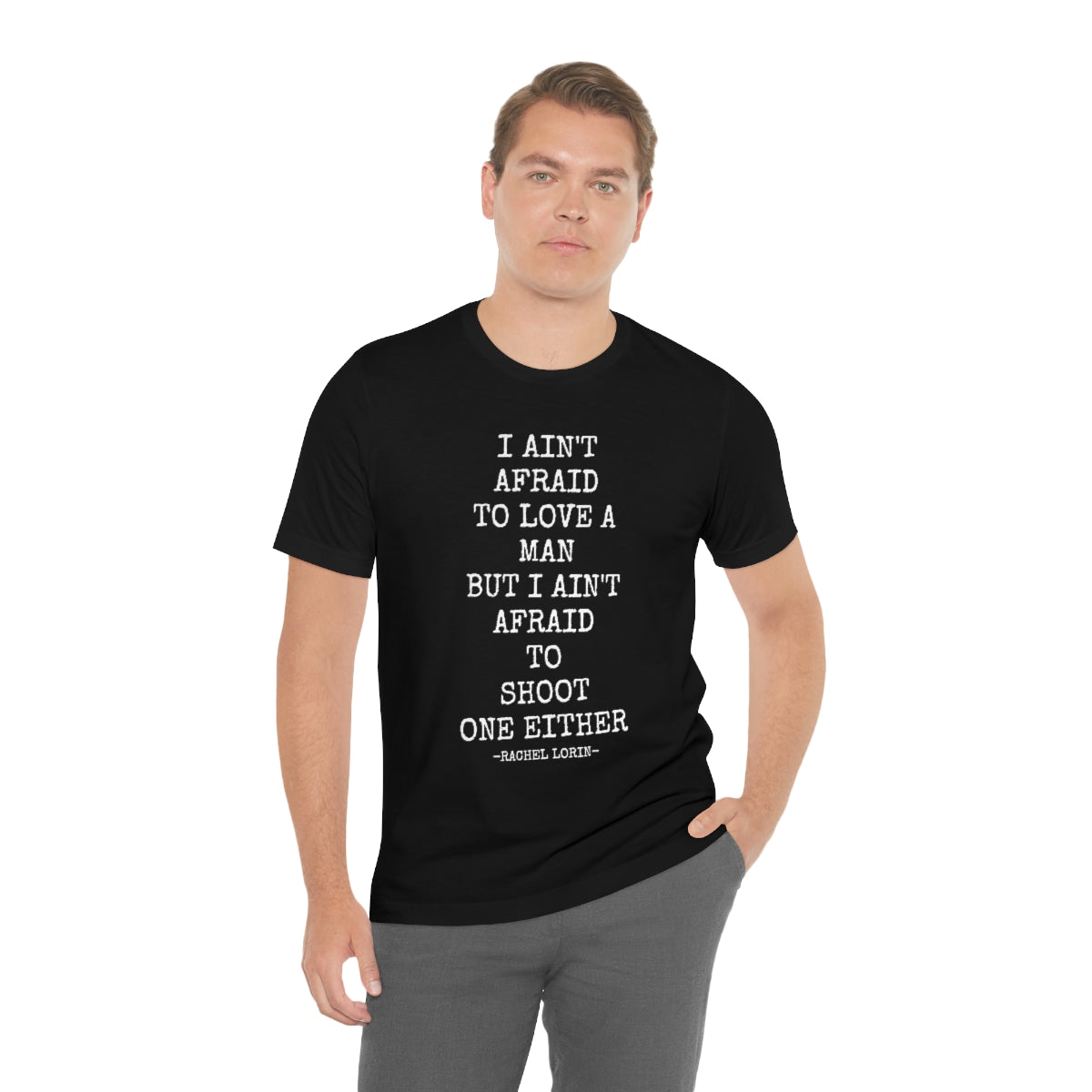 'SHOOT A MAN' TEE