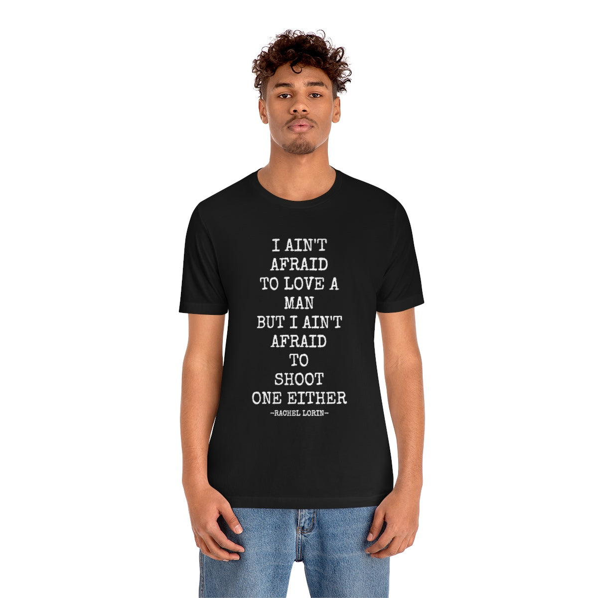 'SHOOT A MAN' TEE